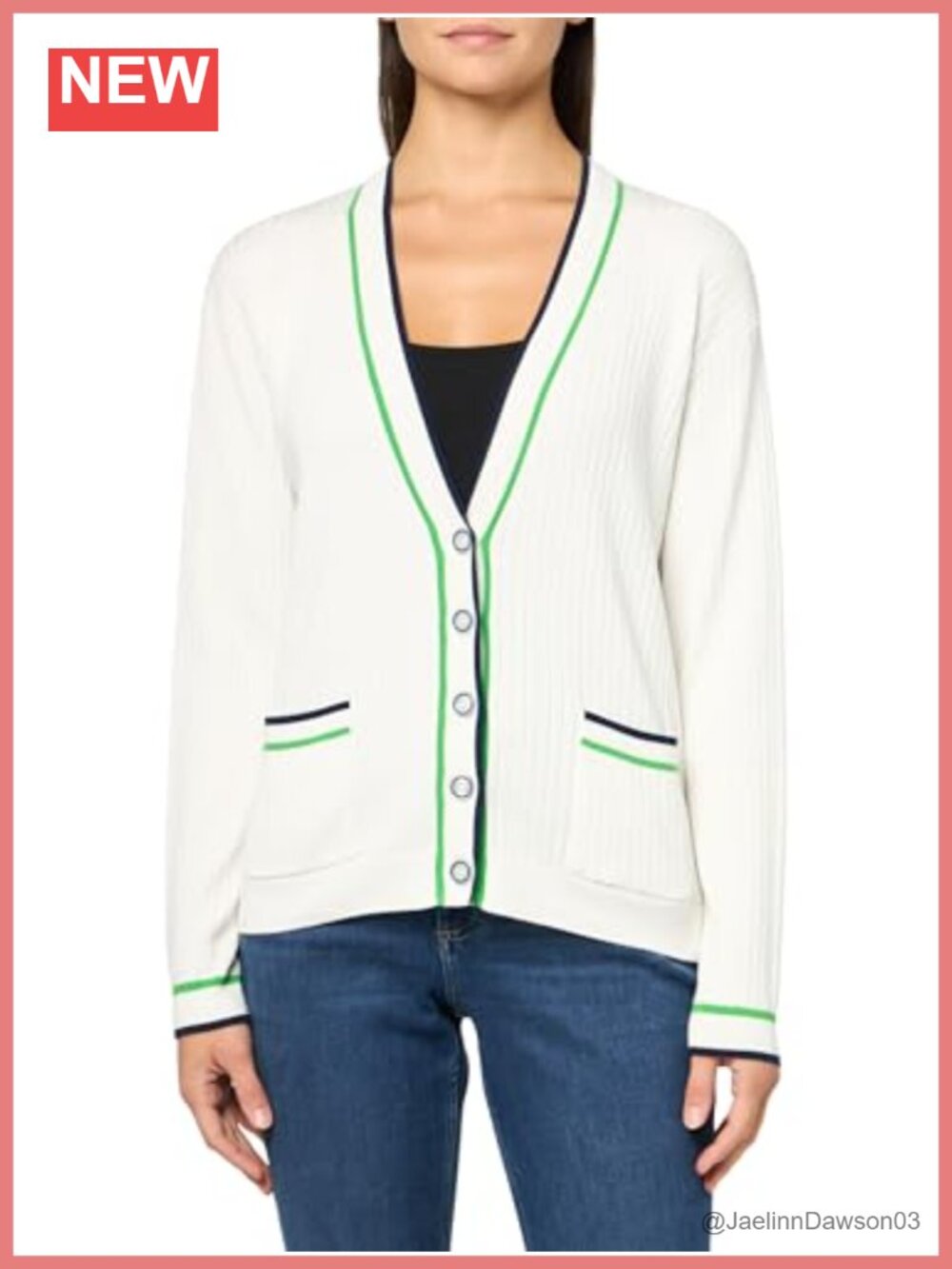 Ribbed Knit Button Front Cardigan Long Sleeve Patch Pockets